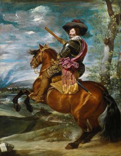 Retrato del conde-duque de Olivares a caballo (1636), de Velázquez.