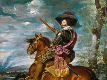 Retrato del conde-duque de Olivares a caballo (1636), de Velázquez.