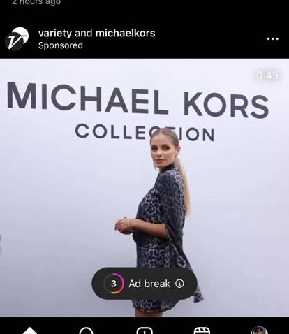 Instagram tiempos anuncios