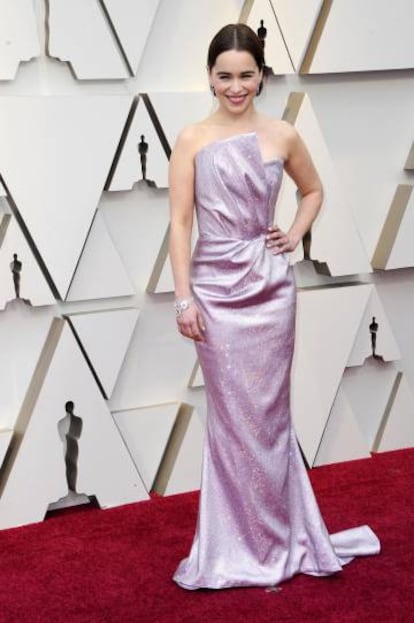 Emilia Clarke en los Oscar 2019.