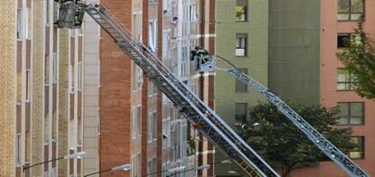 La casa cuartel de Burgos fue construida en 1982