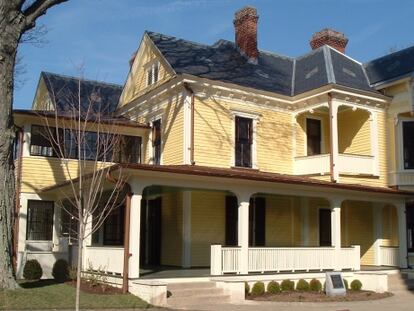 La casa-pensión victoriana en Asheville (Carolina del Norte) donde se crió el escritor Thomas Wolfe.