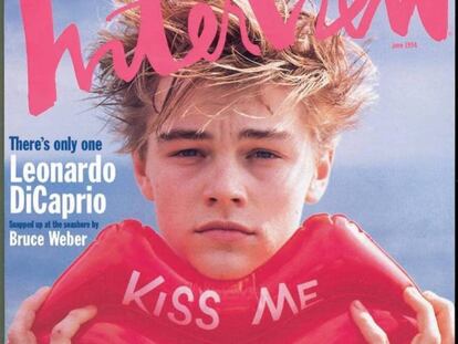 Leonardo DiCaprio fotografado por Bruce Weber para a capa de junho de 1994