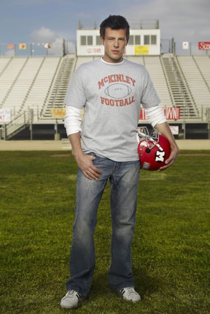 Cory Monteith, uno de los actores de <i>Glee. </i>