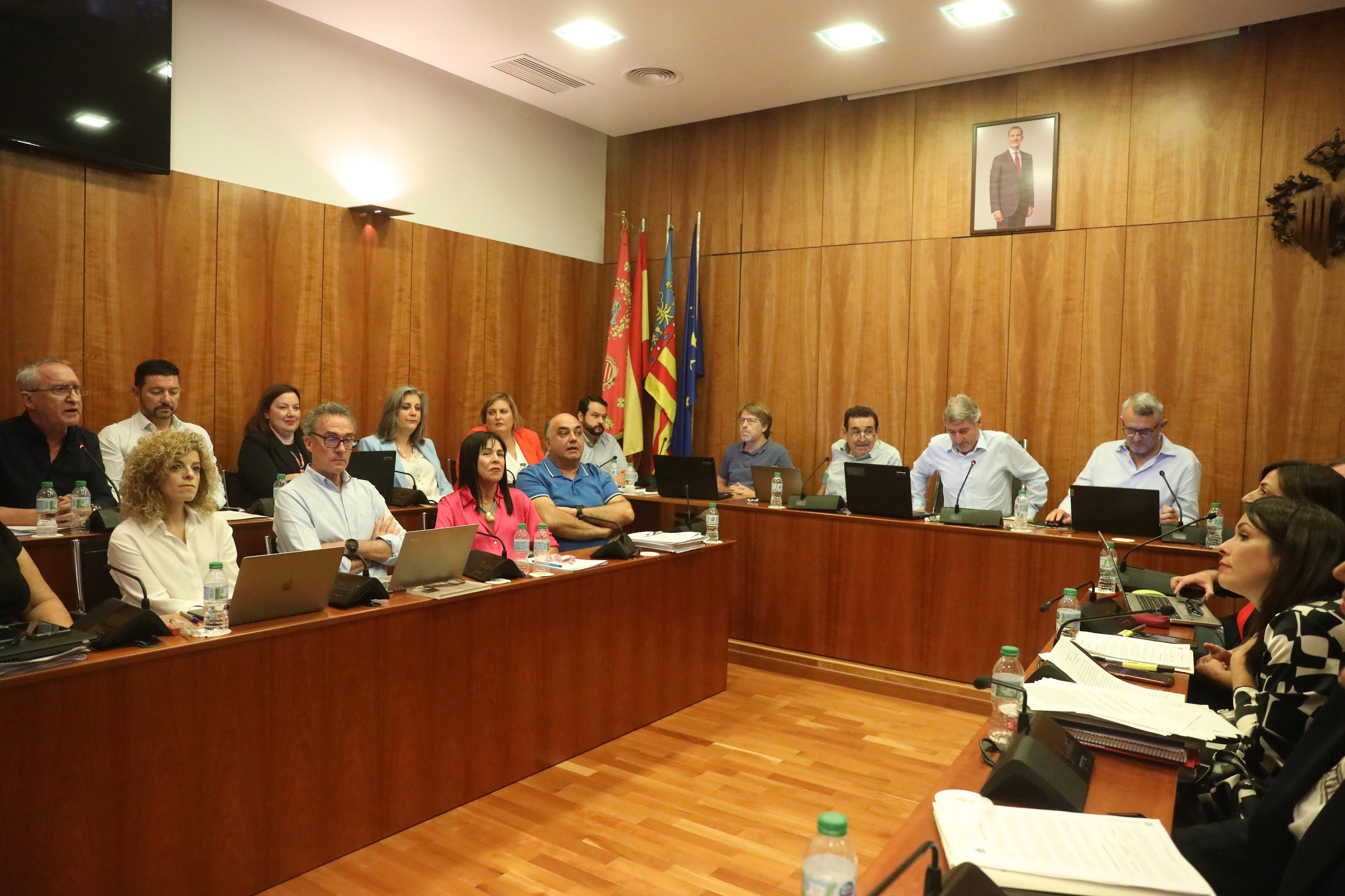 Pleno del Ayuntamiento de Orihuela de este jueves.