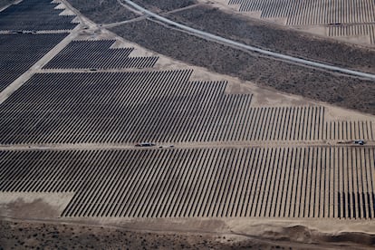 La planta de energía solar de la CFE en Puerto Peñasco (Estado de Sonora).