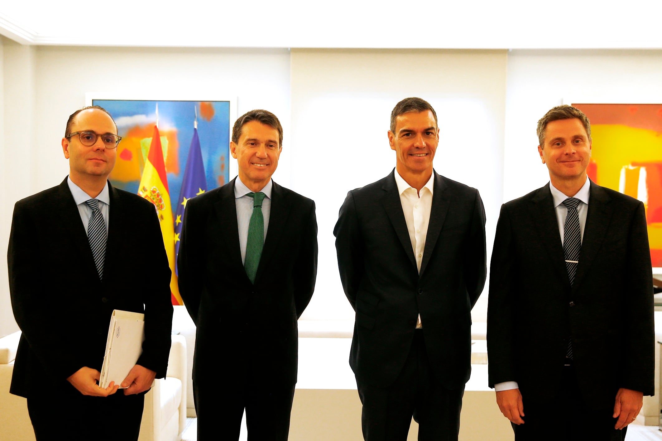 Presentación de la alianza en el Palacio de la Moncloa.