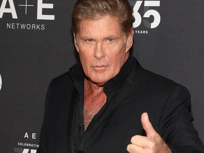 El actor David Hasselhoff, en Nueva York, el pasado marzo. 