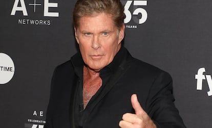 El actor David Hasselhoff, en Nueva York, el pasado marzo. 