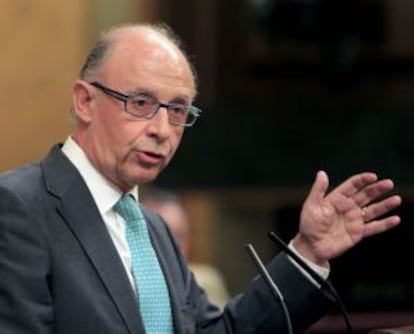 El portavoz de Economía del PP, Cristóbal Montoro.