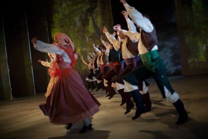 El Ballet Nacional de España durante una presentación de 'Sorolla'.