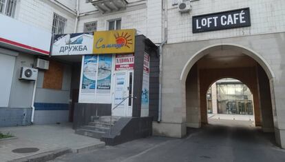 Edificio donde se ubica el café Loft, cerrado al público en la actualidad.