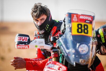 Joan Barreda, retratado durante la sexta etapa del Dakar.