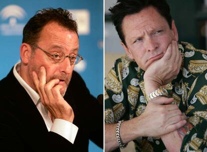 Los actores Jean Reno y Michael Madsen (derecha), en Sevilla Festival de Cine.