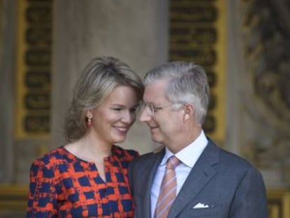 Felipe y Matilde de B&eacute;lgica en Estambul, el pasado 16 de octubre.