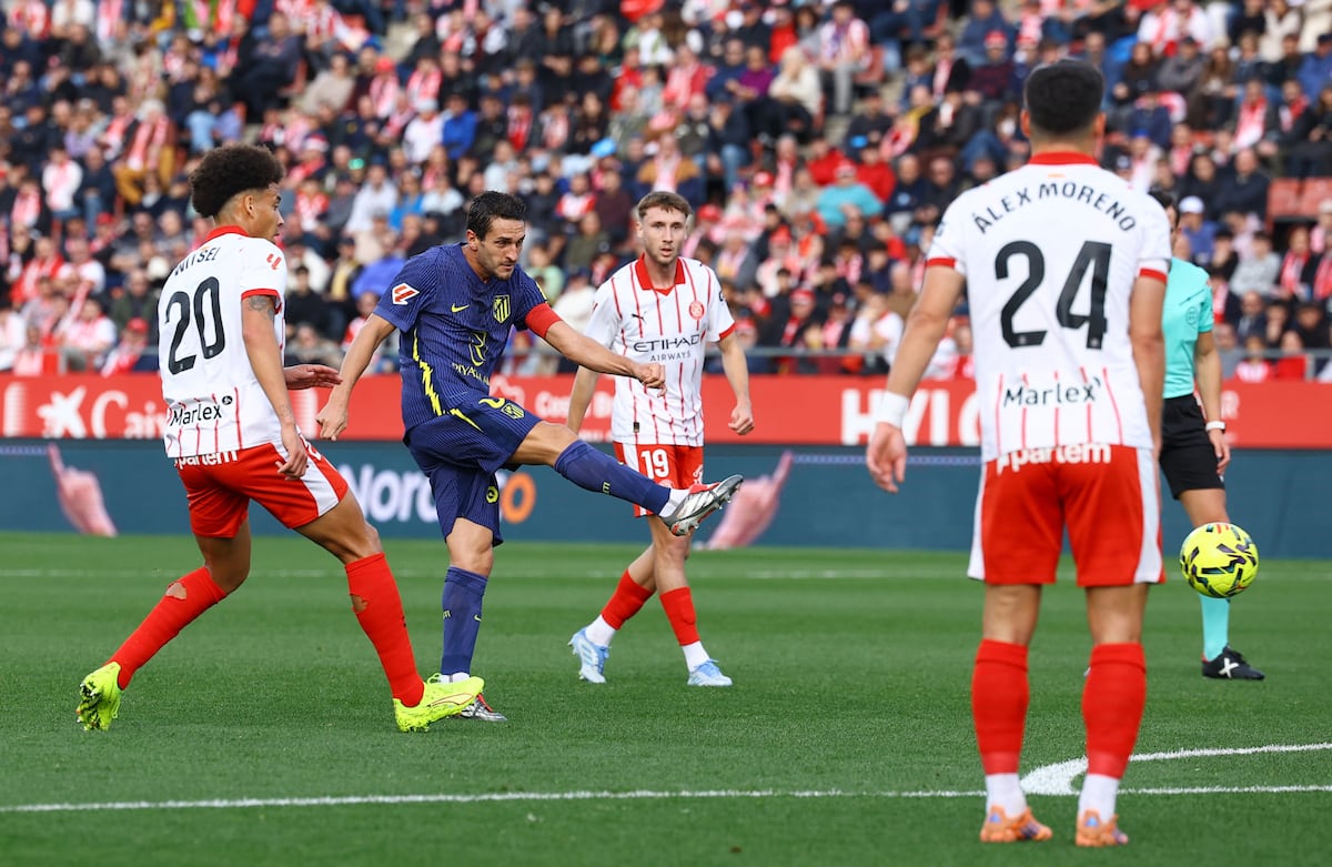 Koke, batuta y cañón en la rotunda victoria del Atlético en Girona