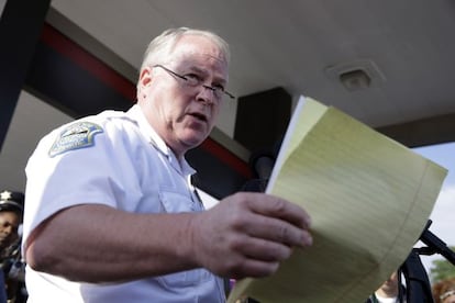 El jefe de policía de Ferguson, Thomas Jackson.