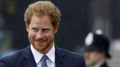 Prince Harry at a memorial event in 2016.