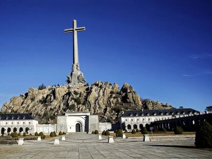 Vista del Valle de los Caídos, en San Lorenzo de El Escorial, Madrid. 