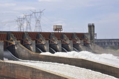 Hidrelétrica de Itaipu, a maior da América Latina.