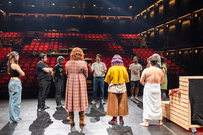 Assaig de l'espectacle 'La brama del cérvol', de La Calòrica