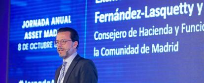 El consejero de Hacienda y Función Pública, Javier Fernández-Lasquetty.