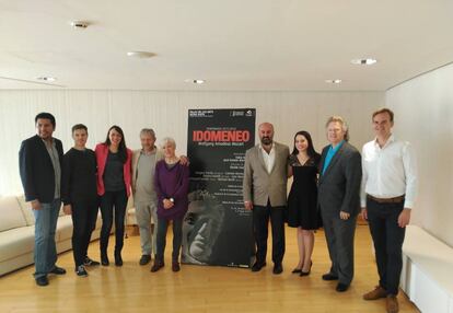 Presentación de la ópera 'Idomeneo', de Mozart, en Les Arts.