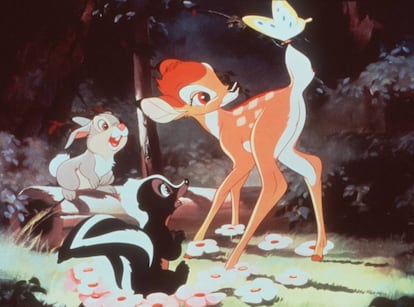 Fotograma de &#039;Bambi&#039;, cl&aacute;sico de Disney, basado en el famoso relato de F&eacute;lix Salten.
 