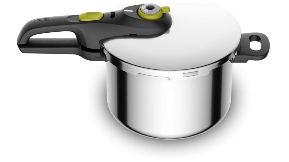 Olla a presión Tefal.
