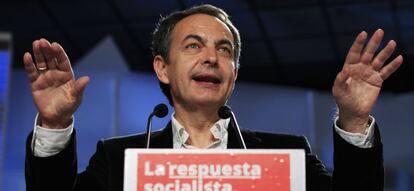 El expresidente del Gobierno, José Luis Rodríguez Zapatero.