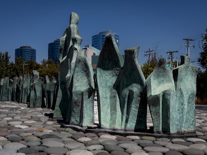El memorial en honor de Jaime Guzmán en Santiago (Chile).