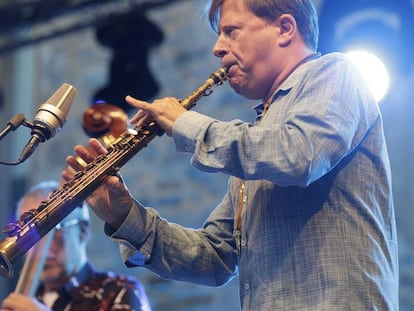 El saxofonista estadounidense Chris Potter, en San Sebastián.