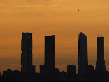 Las Cuatro Torres de Madrid.