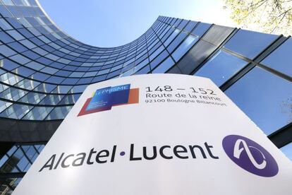 Oficinas de Alcatel Lucent en Par&iacute;s.