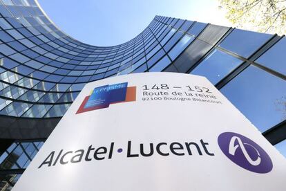 Oficinas de Alcatel Lucent en París.