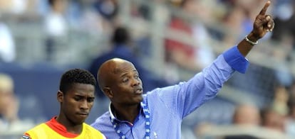 Dely Valdés, entrenador de Panamá, en 2011.