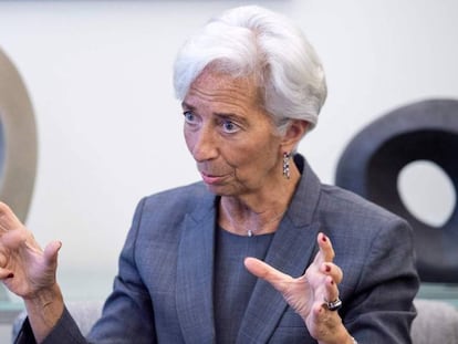 A diretora-gerente do FMI, Christine Lagarde.