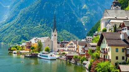 La ciudad de Hallstatt, en la región austriaca de Salzkammergut, que ostenta la capitalidad cultural europea.