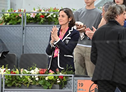 Reyes Maroto, en el Mutua Madrid Open, el pasado 1 de mayo.
