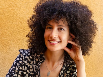 La escritora y filósofa marroquí Karima Ziali en Barcelona.