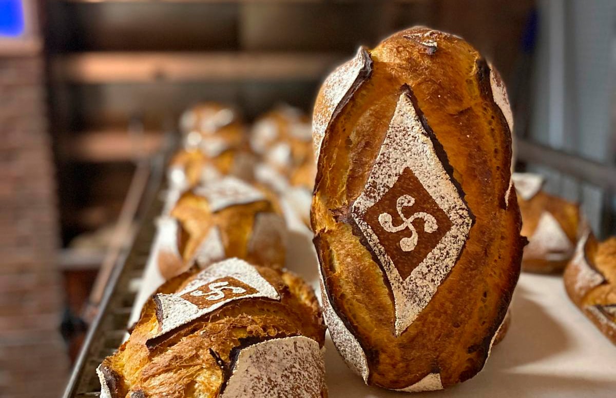 El pan de maíz 'txakinarto' que hacía hasta este verano el obrador Gure Ogia de Mungia (Bizkaia). Imagen cedida por el establecimiento.