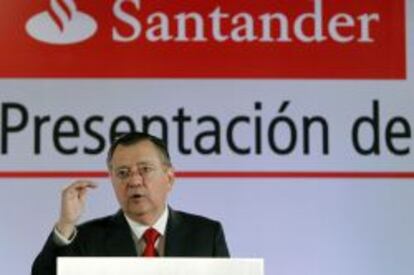 El consejero delegado del Grupo Santander, Alfredo S&aacute;enz. EFE/Archivo
