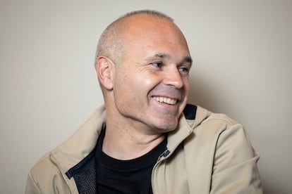 Andrés Iniesta, exfutbolista del Barcelona, durante la entrevista concedida a El País.