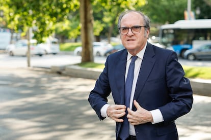 El defensor del Pueblo, Ángel Gabilondo, esta semana en Madrid. 
