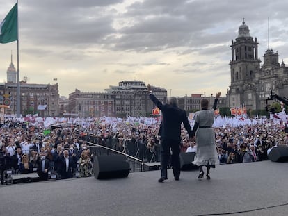Andrés Manuel López Obrador en su mensaje a la Nación por sus tres años de Gobierno 2018-2021.
Foto:Presidencia