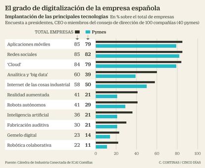 El grado de digitalización de la empresa española