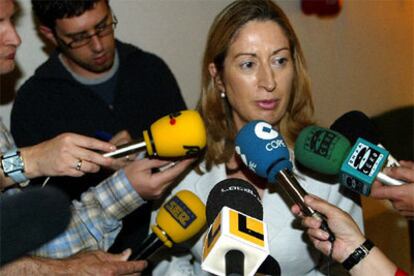 La ex ministra de Sanidad Ana Pastor, ayer en Oviedo.