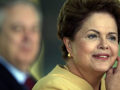 Dilma Rousseff, este viernes en Brasilia.