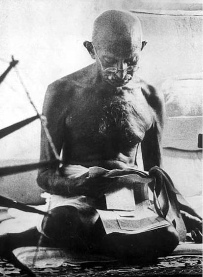 Mahatma Gandhi.