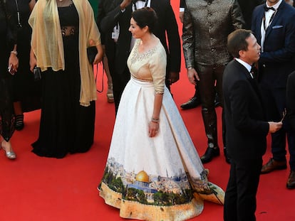 El polémico vestido de la ministra de Israel en Cannes provoca una oleada de memes